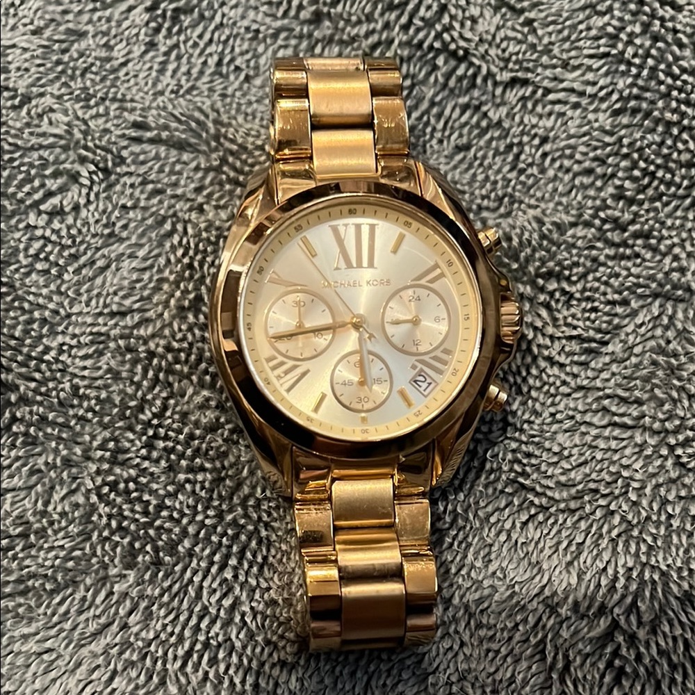 Michael Kors Gold tone Chronograph Watch